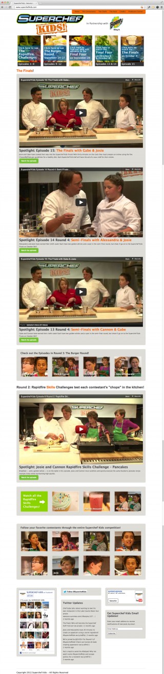 home page